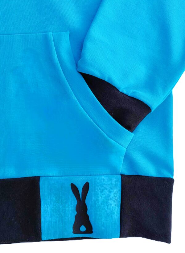 Sky Blue hoodie-Dugi rukav - Slika 4